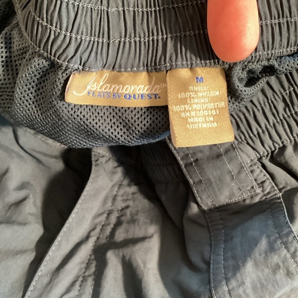Islamorada 100% Nylon Fishing Shorts, Blue Grey Color - Medium - Picture 3 of 8
